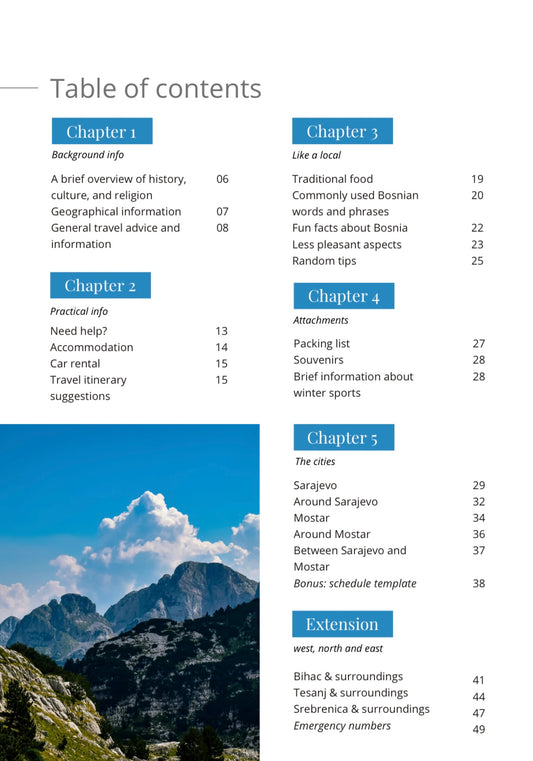 Halalproof Travel Guide Bosnia Extended - ENG (PDF)