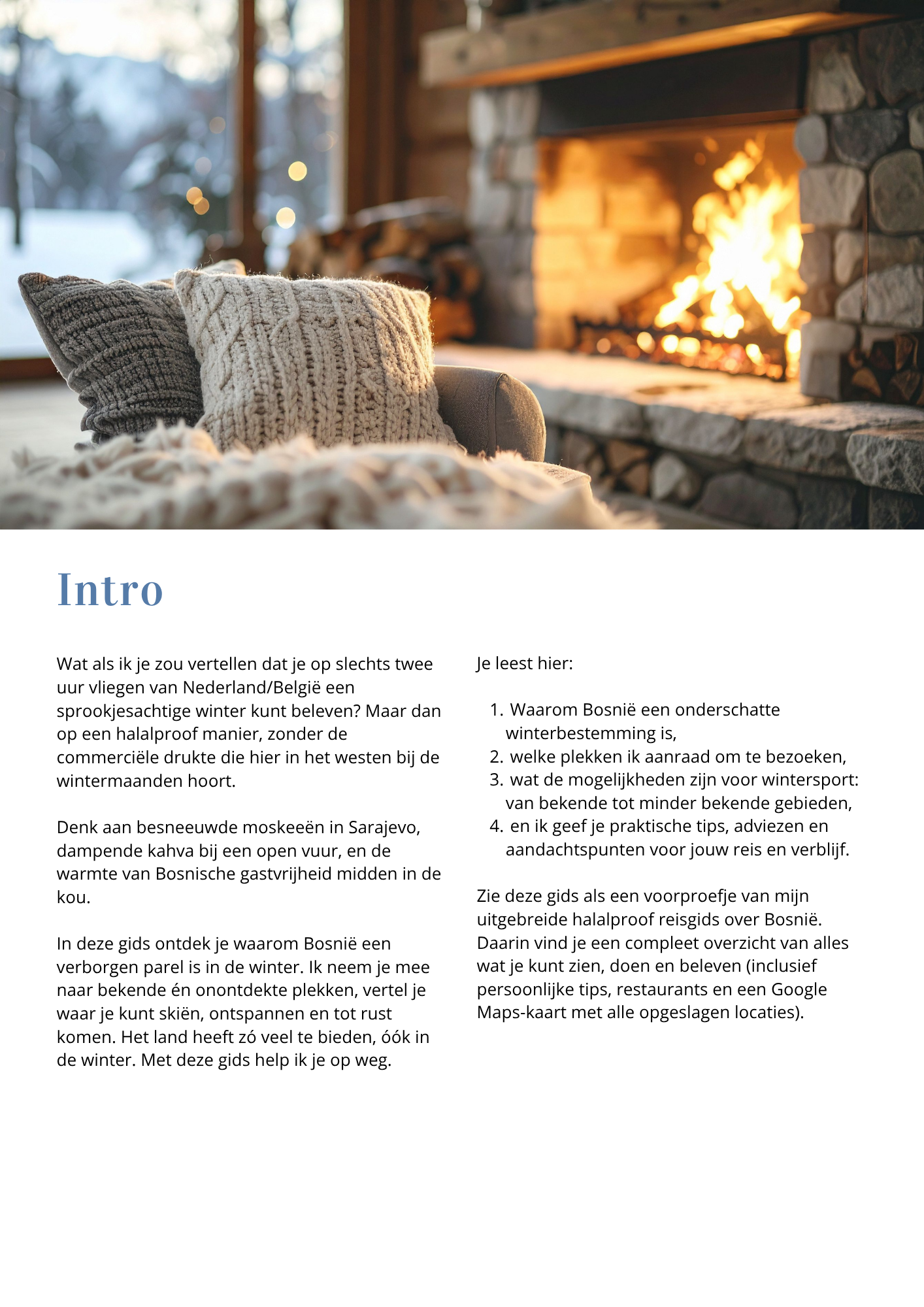 Gratis mini reisgids Bosnië winter