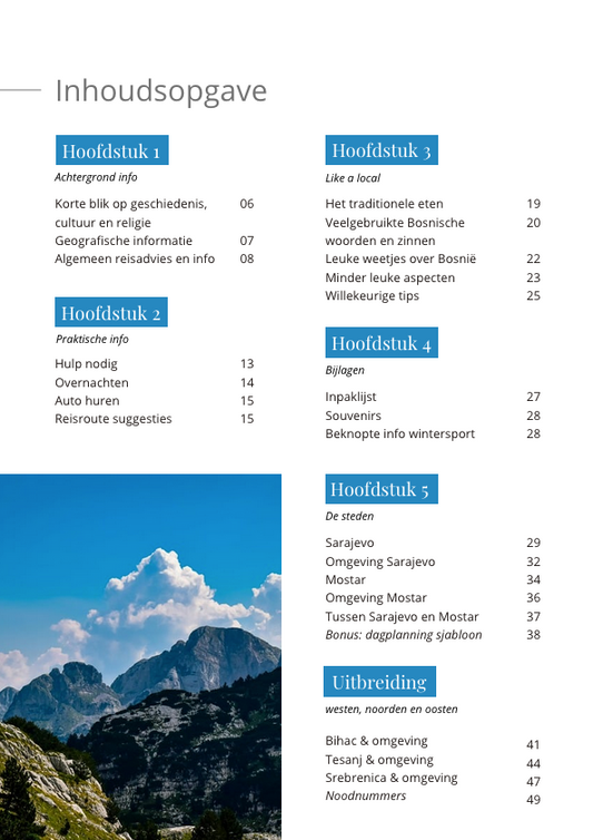Halalproof Reisgids Bosnië - Uitgebreid (PDF)