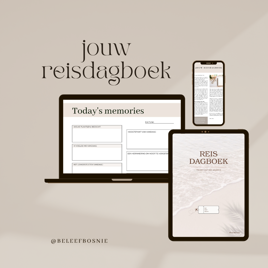 Reisdagboek PDF - je mooiste herinnering op papier