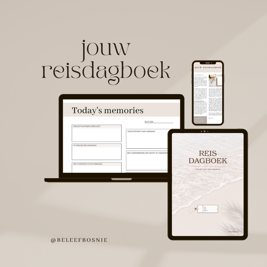 Reisdagboek PDF - je mooiste herinnering op papier